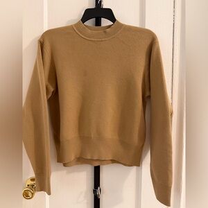 Uniqlo Women's Camel Crew Neck Sweater